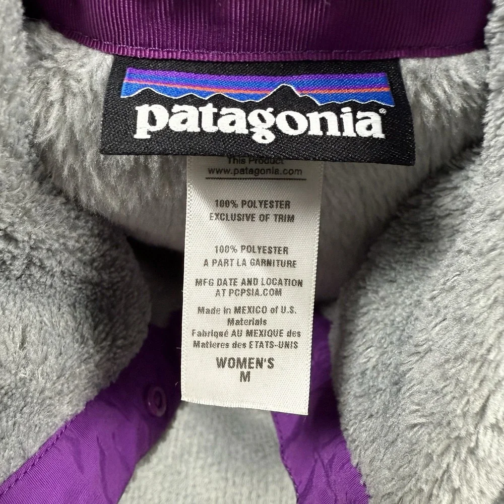 Patagonia Synchilla Snap T Jacket Womens Large Polartec Fleece Pullover - Picture 3 of 6